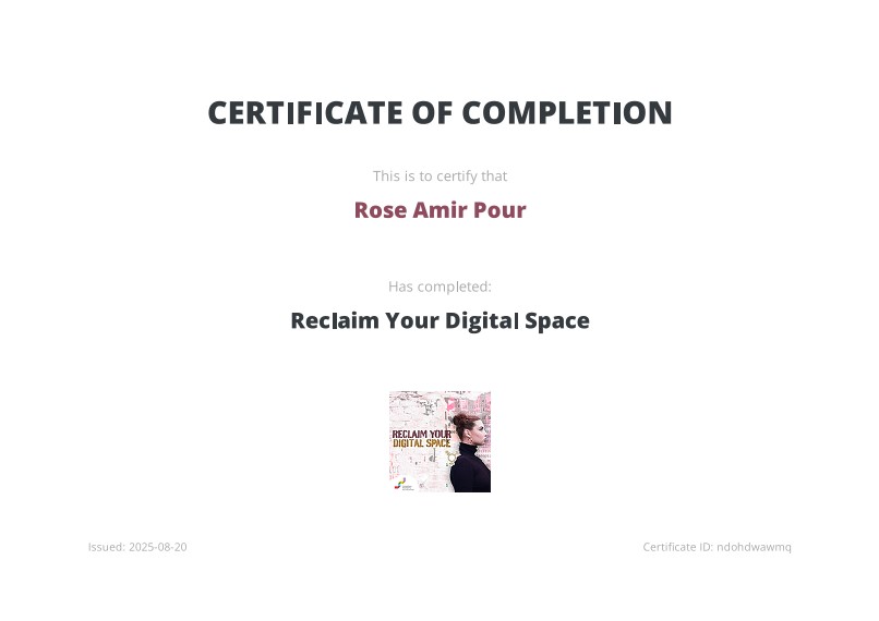 Reclaim Your Digital Space